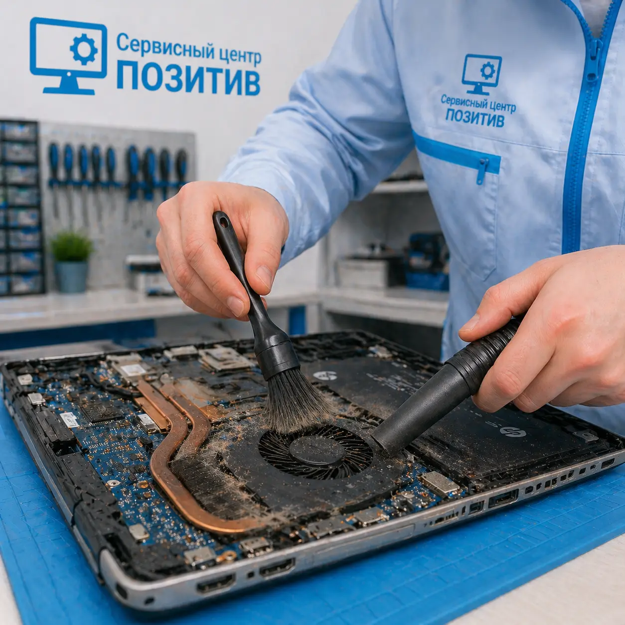 чистка ноутбука HP в Дмитрове