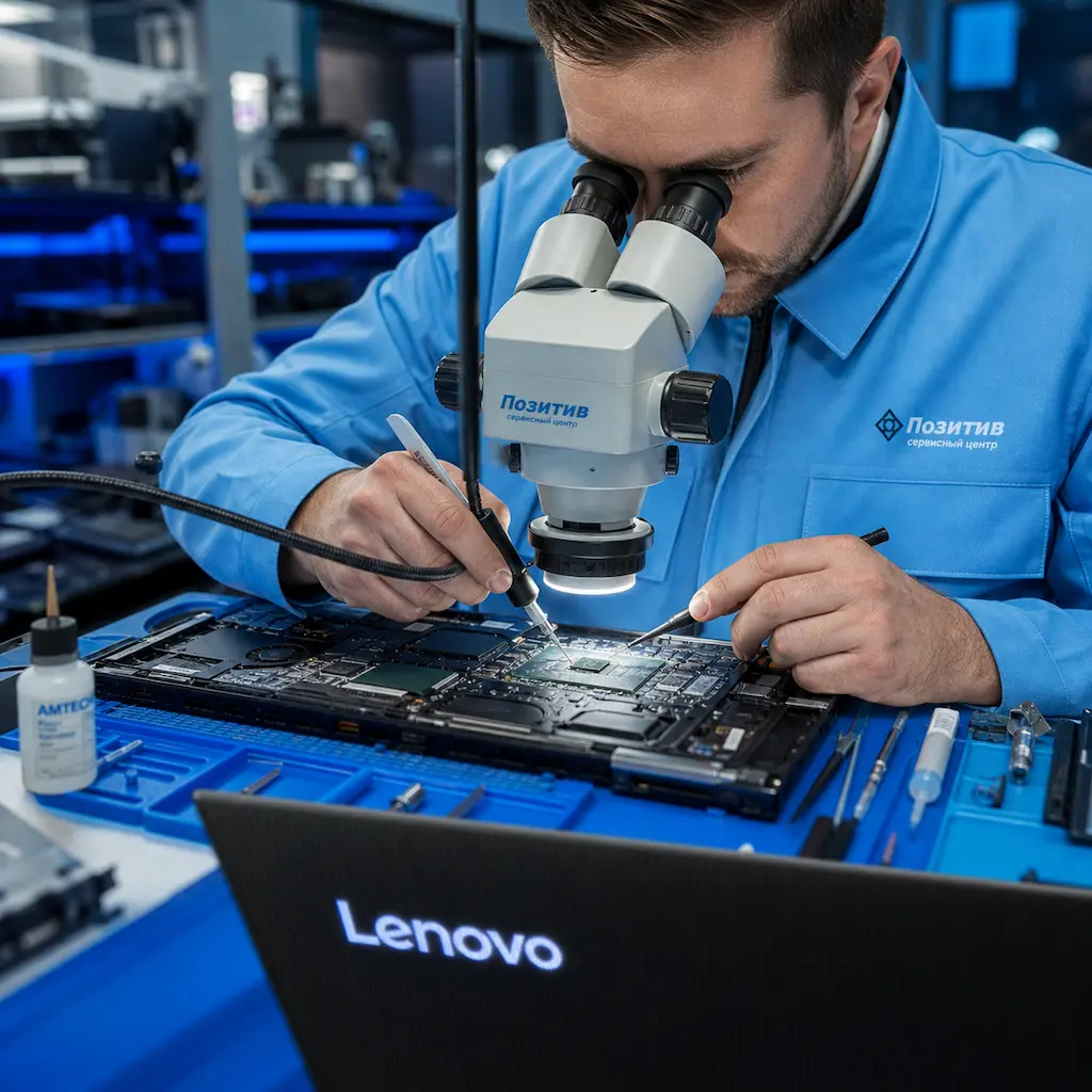Замена видеокарты ноутбука Lenovo в Дмитрове