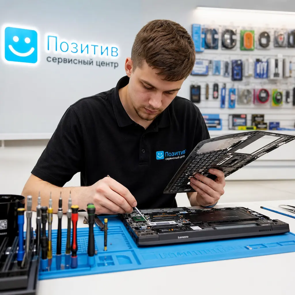 заменить клавиатуру на ноутбуке Lenovo в Дмитрове