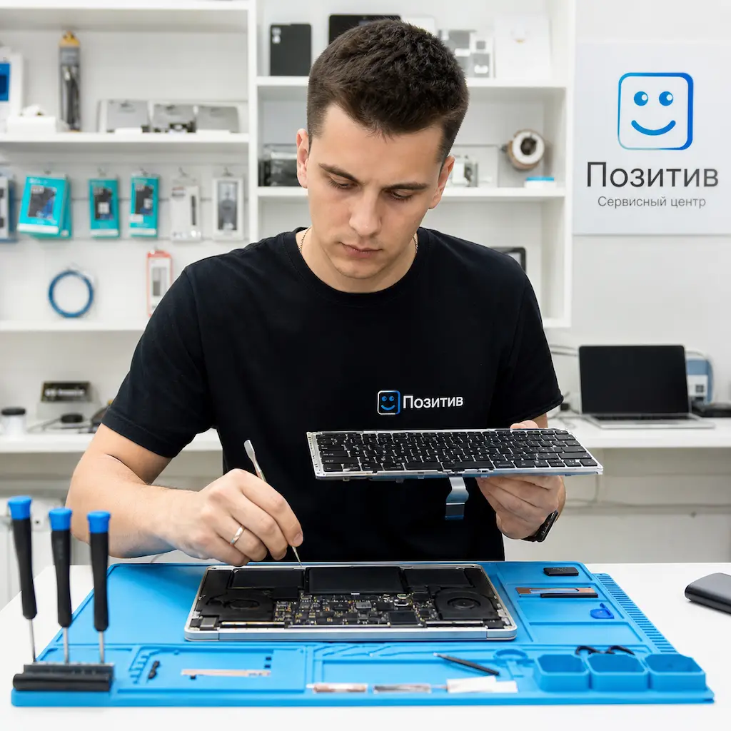заменить клавиатуру на Apple Macbook в Дмитрове