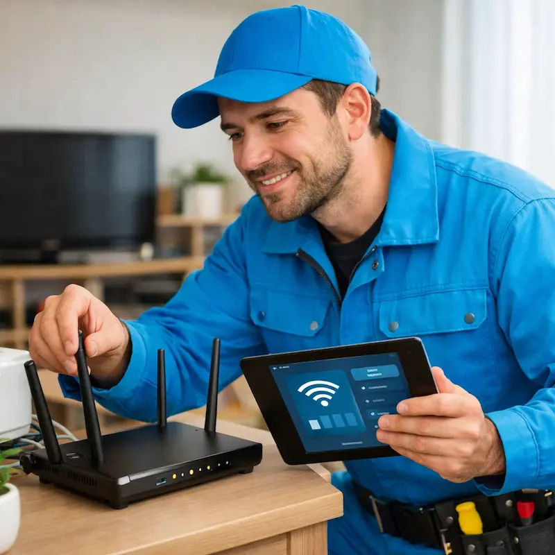 Настройка Wi-Fi для квартиры, дома и офиса в Дмитрове