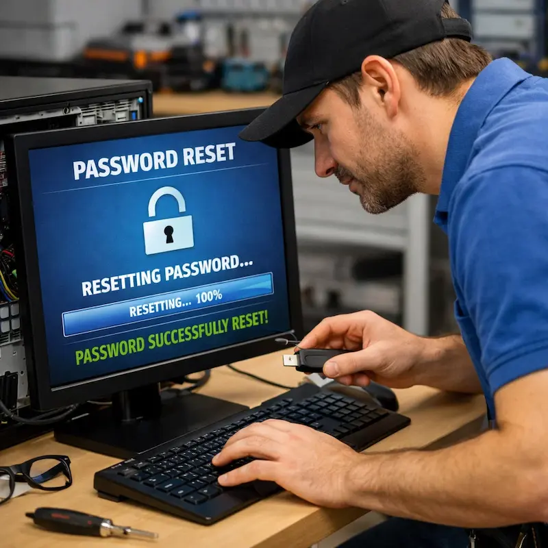 Сброс пароля от компьютера в Дмитрове