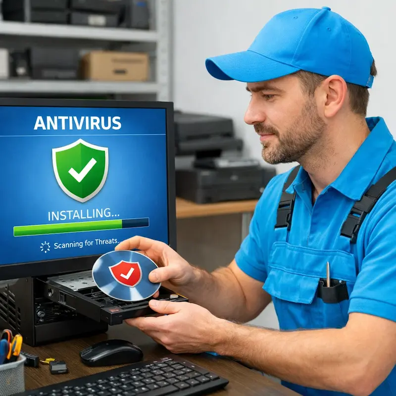 Установка антивируса в Дмитрове на дому