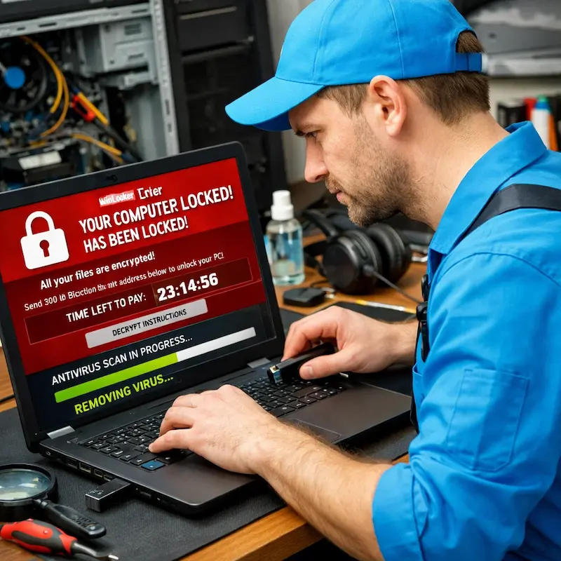 Удалить винлокер в Дмитрове